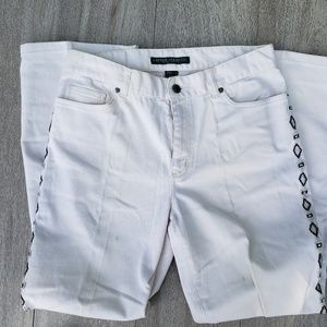 COPY - Lauren Jean Co cream beaded sz 8